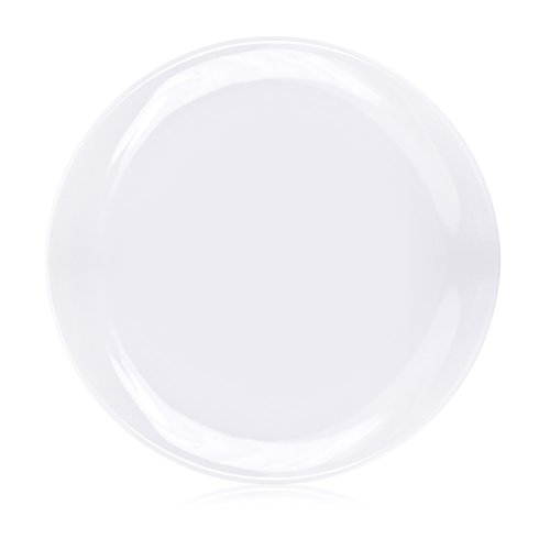 biały talerz na stół
