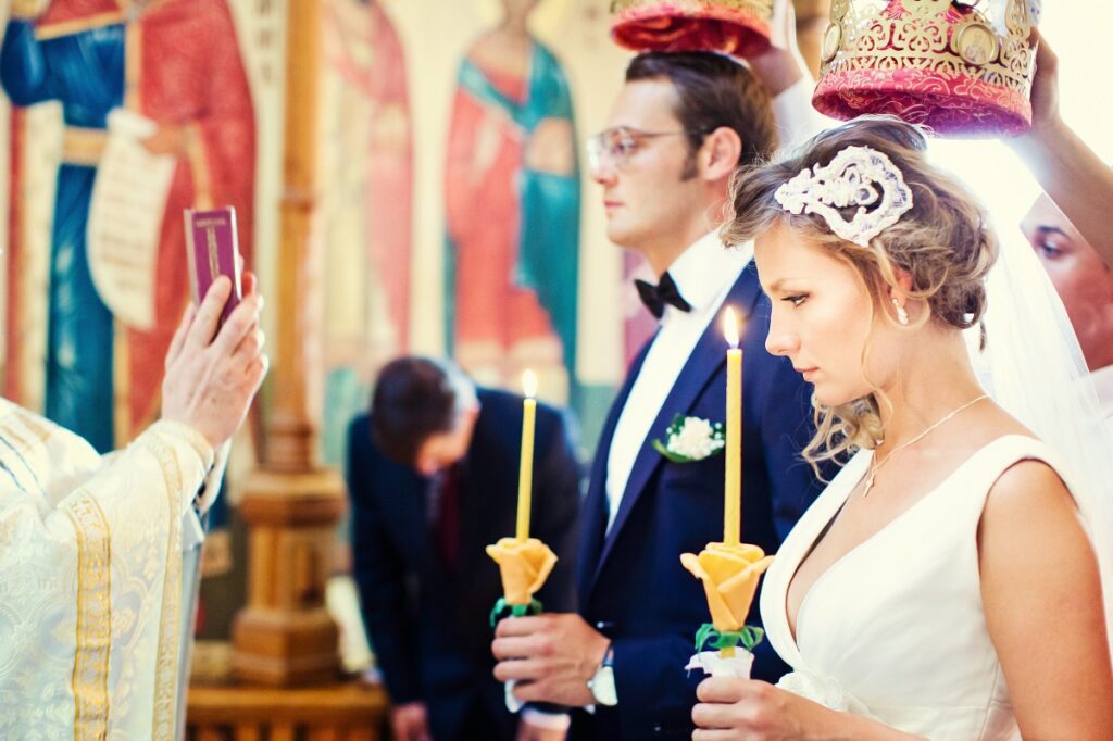 Ślub prawosławny w cerkwi