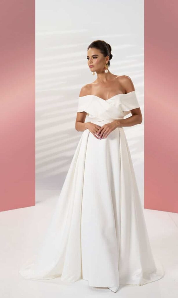 suknia ślubna o klasycznym kroju